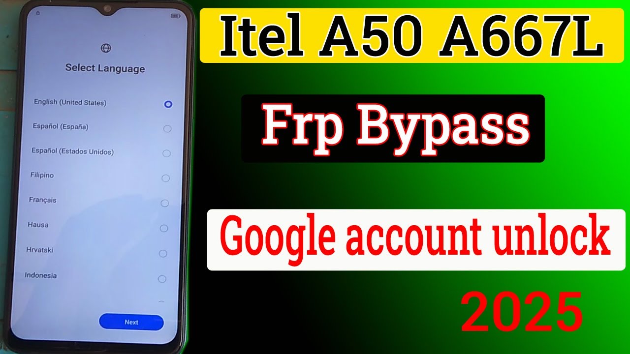 Itel A50 FRP Unlock (No PC) | Android 14 Gmail Bypass Itel A50 FRP Unlock (No PC) | Android 14 Gmail Bypass