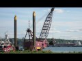 Clamshell dredge