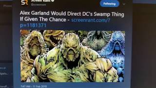 Alex Garland Interested In Directing A Swamp Thing Movie