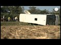 Bus crash carrying basketball team kills 2 in Hungary