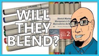 Will ARTIST LOFT Markers blend with COPIC Markers - First Impressions