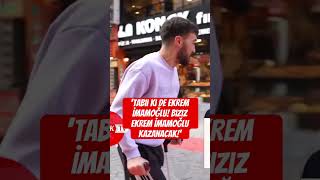 Şirinevlerde Seçim Anketi Tabii Ki De Ekrem İmamoğlu Bizizekrem İmamoğlu Kazanacak
