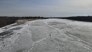 Bonfire On An Iceberg 2022 Icy Delaware River Fun - Nnkh