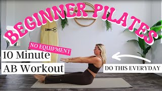 10 Min Ab Workout No Equipment Pilates Abs Sculpt - Callie Jardine