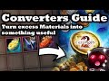 Converters Guide, Turn Excess Materials Into Something Useful - Guild Wars 2