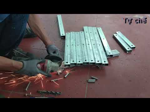DIY stowed clothes drying rig ||Tự làm giàn phơi quần áo xếp gọn