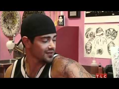 LA Ink Jesse Metcalfe Angel Heart Tattoo