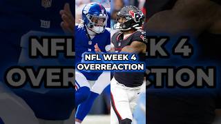 Nfl Week 4 Overreaction Meter