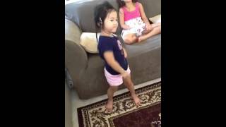 Little Girl Shaking Her Booty
