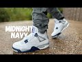 I Get It Now! Jordan 4 Midnight Navy Review & On Foot