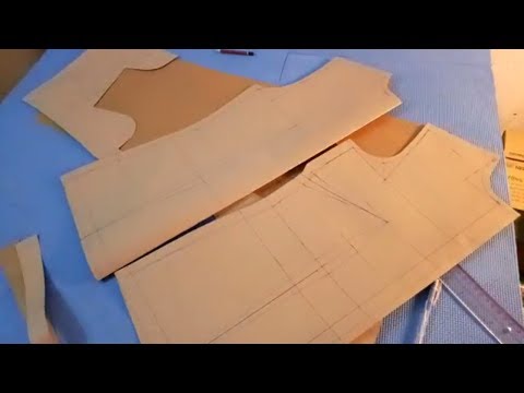 dạy cắt may cơ bản: hướng dẫn cách cắt áo sơ mi nữ cơ bản có li banh