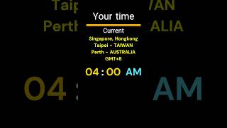 Gmt80400 Amsingapore, Taipei, Perth