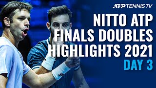 Mektic/Pavic & Dodig/Polasek In Action | Nitto ATP Finals 2021 Doubles Highlights Day 3