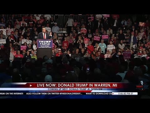 LIVE Stream: Donald Trump Rally in Warren, MI 10/31/16