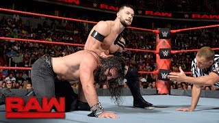 Finn Bálor Vs. Elias Samson - No Disqualification Match Raw, July 24, 2017
