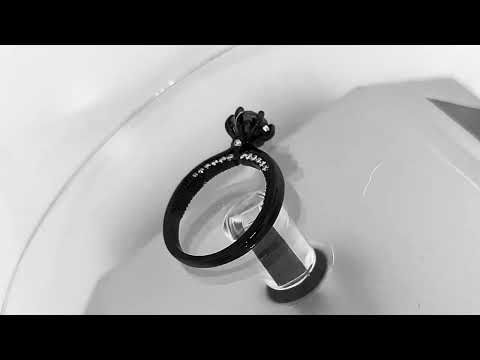 Vintage Black Diamond Engagement Ring, 1.50 Carat Certified 14k Black Gold Micro Pave Handmade Vintage Black Diamond Engagement Ring, 1.50 Carat Certified 14k Black Gold Micro Pave Handmade