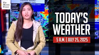 Todays Weather, 5 A.m. July 25, 2025