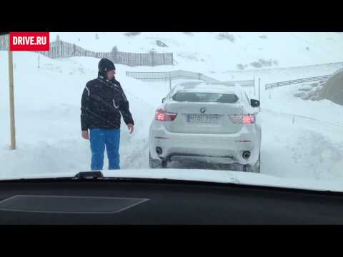 BMW X6 M, презентацияx xDrive в Альпах, 2012