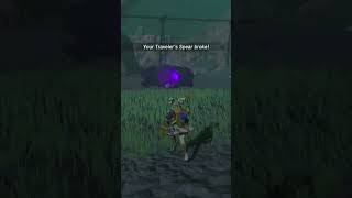 Link Accidentally Snipes Rock Octorok For Weapon Upgrade - Legend Of Zelda Tears Of The Kingdom