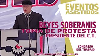 Toma de PROTESTA, REYES SOBERANIS MORENO como el PRESIDENTE ELEGIDO DEL CONGRESO DEL TRABAJO