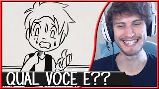REACT TIPOS DE ALUNOS | Vida Animada REACT TIPOS DE ALUNOS | Vida Animada
