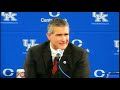 Kentucky Wildcats TV: South Carolina Postgame Press Conference