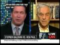 Video Ron Paul debates Stephen Baldwin on Legalizing Marijuana on CNN Larry King 03132009
