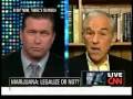 Ron Paul debates Stephen Baldwin on Legalizing Marijuana on CNN Larry King 03132009