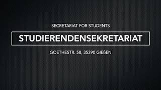 Digitale Campustour ATW/CuP #1 Studierendensekretariat