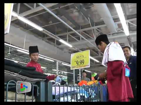 Giant Hypermarket in Kota Damansara organized a shopping spree and breaking
