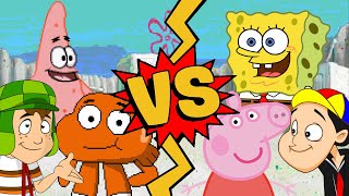 M.u.g.e.n Battles El Chavopatrick Stardarwin Vs Quicospongebobpeppa Pig