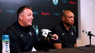 Jon Horst And Doc Rivers Media Day Press Conference 9.29.25