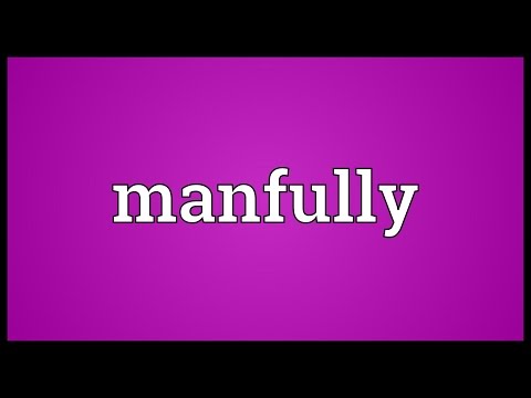 Header of manfully