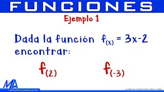 Evaluar Funciones Ejemplo 1