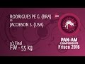 1/2 FW - 55 kg: G. RODRIGUES PE (BRA) df. S. JACOBSON (USA) by FALL, 4-6
