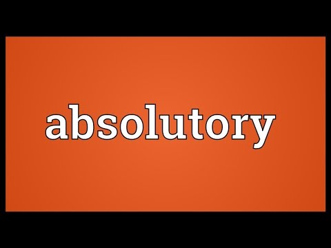 Header of absolutory
