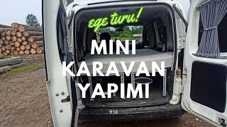 Fiat Fiorino Mi̇ni̇ Karavan Yapimi Ege Turu 16. Bölüm