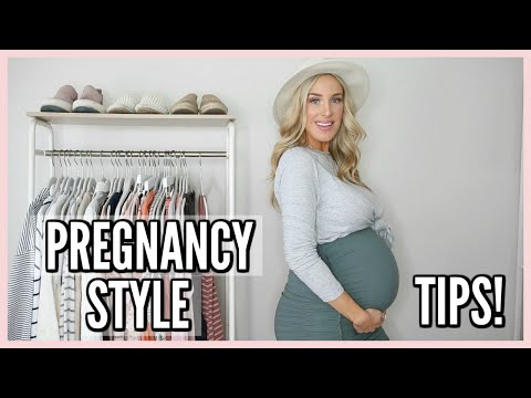 PREGNANCY STYLE TIPS! DRESSING CUTE WHILE PREGNANT | OLIVIA ZAPO - YouTube