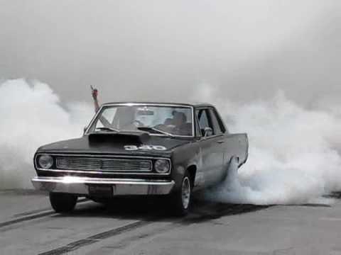 Plymouth Valiant burn out winner at JPL Performance Plymouth Valiant burn out winner at JPL Performance