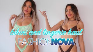 Summer Ready With Fashion Nova Bikini Lingerie Try On Haul Kendra Rowe