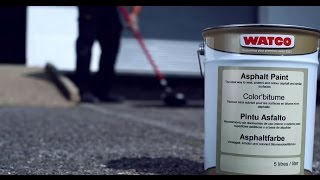 How To Paint Asphalt Or Tarmac Watco