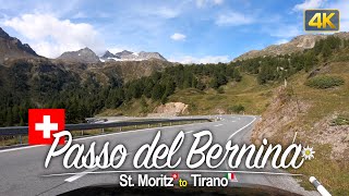 Drivers View Driving The Po Del Bernina, Switzerland