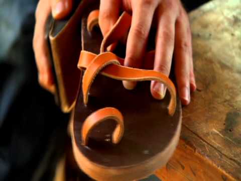 Making Leather Sandals - YouTube