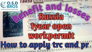 Russia 1 Year Workpermit And Its Benefit