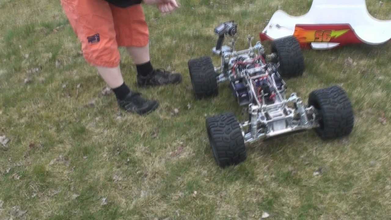 RC 1/5 scale brushless car - project McQueen - YouTube