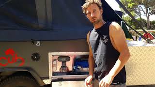 OUR CUB CAMPER TRAILER 12V/240V/SOLAR SETUP UP