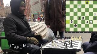 NYC Union Square Park Chess Hustling (Aggressive Chess Opening)