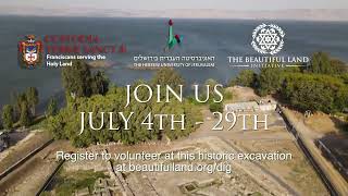 ANCIENT MAGDALA EXCAVATION INVITATION