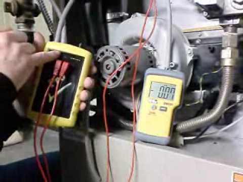 furnace switch pressure carrier manual gas test