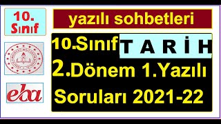 10.Sınıf Tari̇h Ders Kitabı Cevapları Meb 4.Ünite Tari̇h 10.Sınıf 2.Dönem Yazılısına Hazırlık Soruları